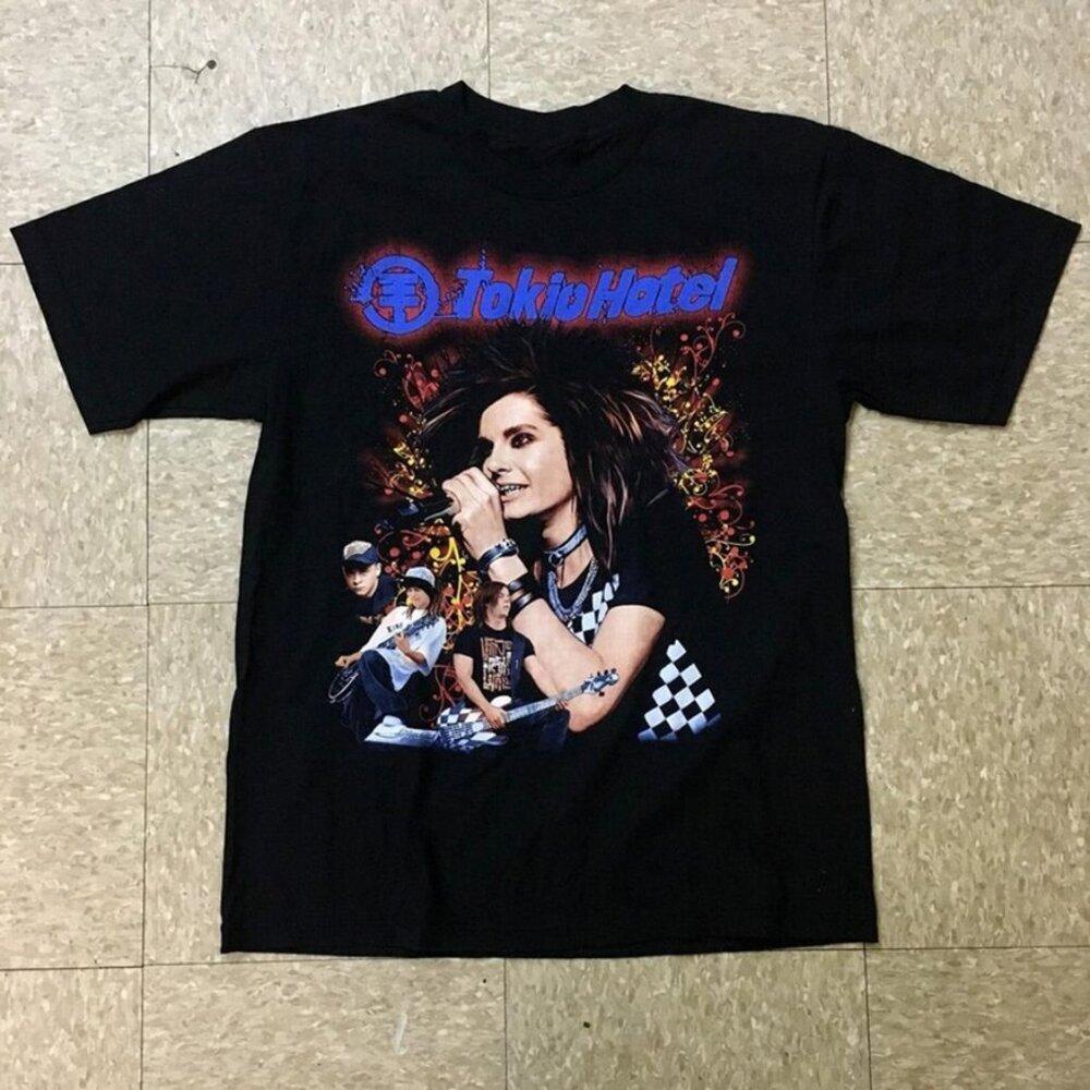 Tokio Hotel Music Concert T-Shirt Tour Band Graphic Tee Fan Gift Shirt